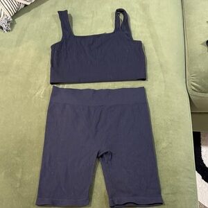 H&M Black Ribbed Knitwear